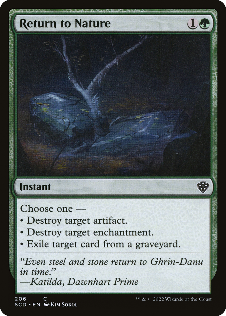 Return to Nature [Starter Commander Decks] | Gate City Games LLC