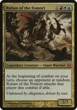 Ruhan of the Fomori (Oversized) [Commander 2011 Oversized] | Gate City Games LLC