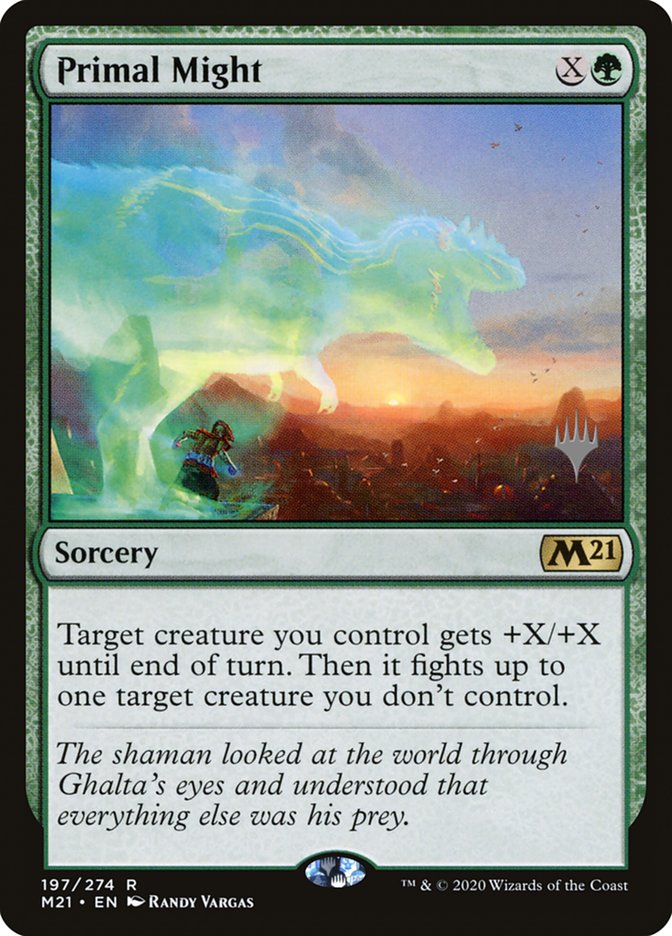 Primal Might (Promo Pack) [Core Set 2021 Promos] | Gate City Games LLC