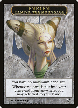 Emblem - Tamiyo, The Moon Sage [Avacyn Restored Tokens] | Gate City Games LLC