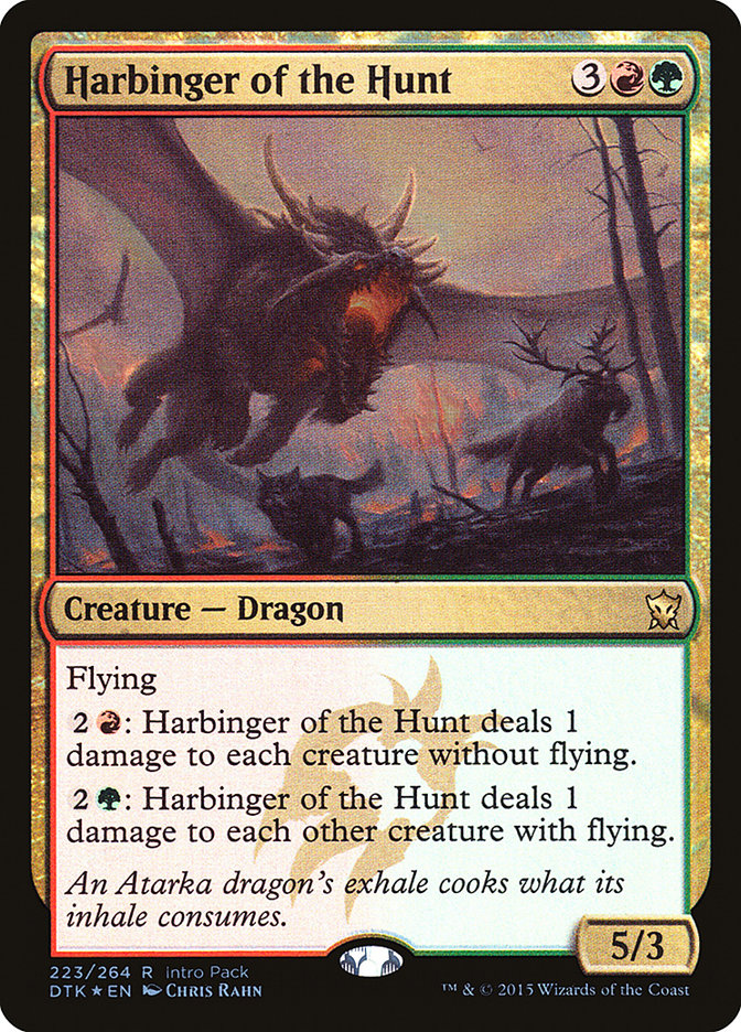 Harbinger of the Hunt (Intro Pack) [Dragons of Tarkir Promos] | Gate City Games LLC