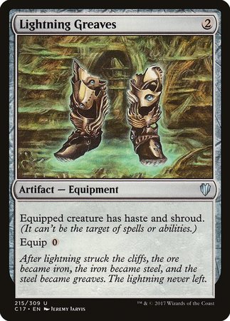 Lightning Greaves [Commander 2017] | Gate City Games LLC