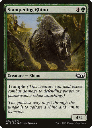 Stampeding Rhino [Welcome Deck 2017] | Gate City Games LLC