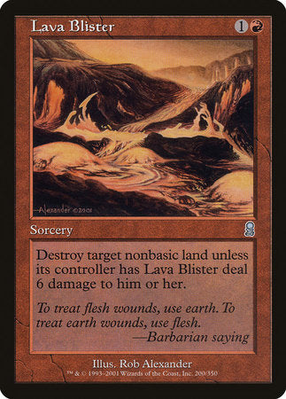 Lava Blister [Odyssey] | Gate City Games LLC