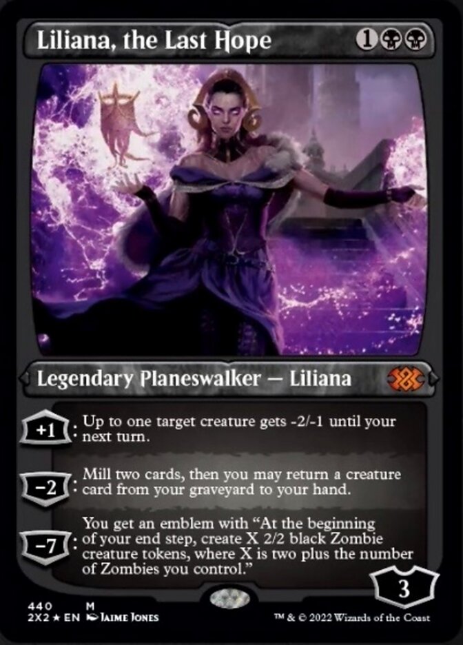 Liliana, the Last Hope (Foil Etched) [Double Masters 2022] | Gate City Games LLC