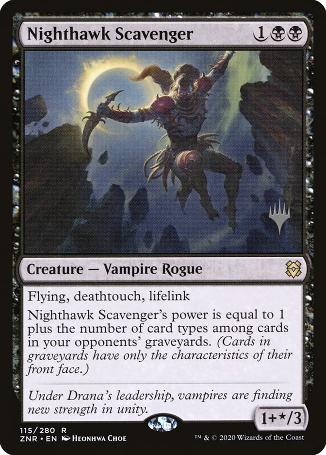 Nighthawk Scavenger (Promo Pack) [Zendikar Rising Promos] | Gate City Games LLC