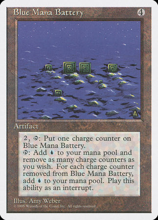 Blue Mana Battery [Fourth Edition] | Gate City Games LLC