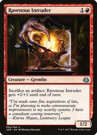 Ravenous Intruder [Aether Revolt] | Gate City Games LLC