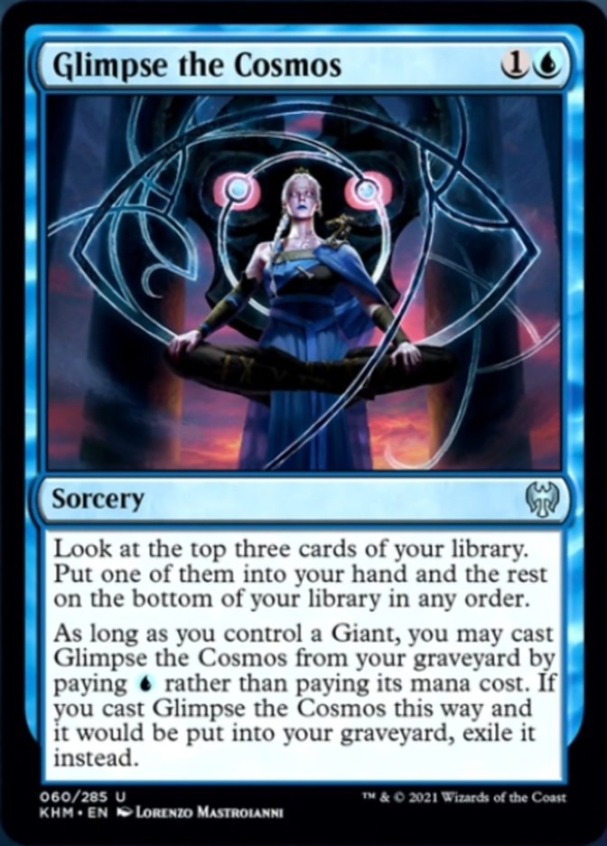 Glimpse the Cosmos [Kaldheim] | Gate City Games LLC