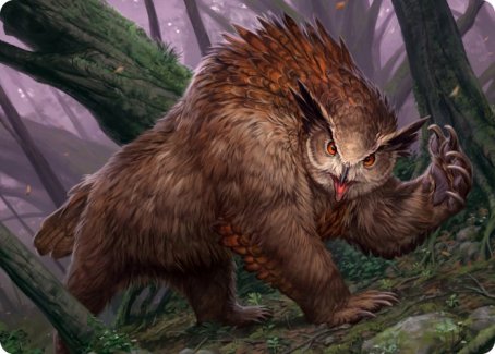 Owlbear Art Card [Dungeons & Dragons: Adventures in the Forgotten Realms Art Series] | Gate City Games LLC