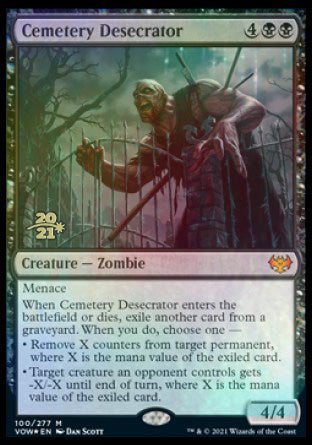 Cemetery Desecrator [Innistrad: Crimson Vow Prerelease Promos] | Gate City Games LLC