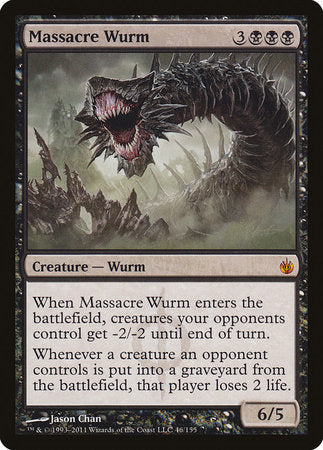 Massacre Wurm [Mirrodin Besieged] | Gate City Games LLC