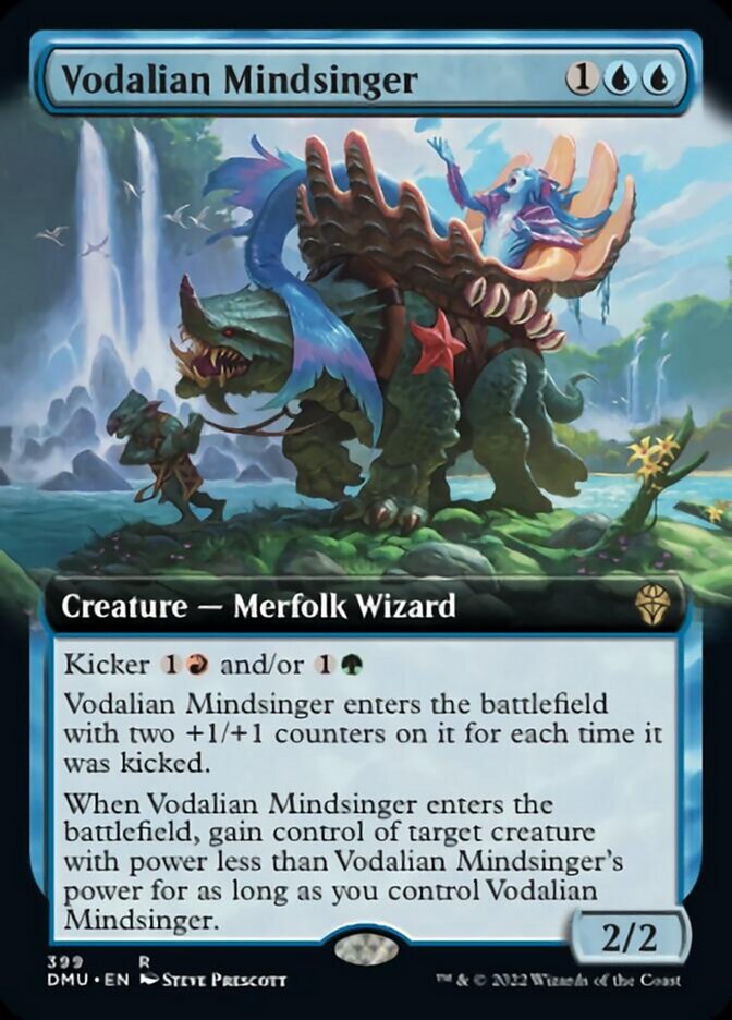 Vodalian Mindsinger (Extended Art) [Dominaria United] | Gate City Games LLC