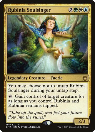 Rubinia Soulsinger [Commander Anthology] | Gate City Games LLC