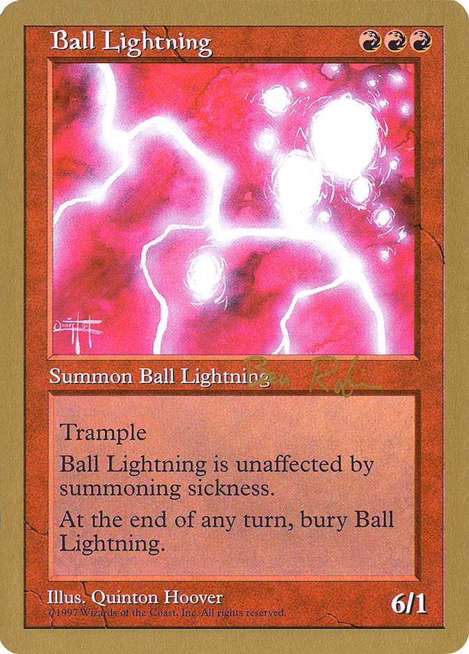 Ball Lightning (Ben Rubin) [World Championship Decks 1998] | Gate City Games LLC