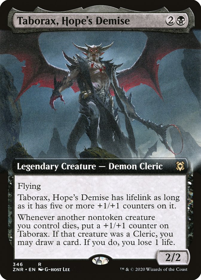 Taborax, Hope's Demise (Extended Art) [Zendikar Rising] | Gate City Games LLC