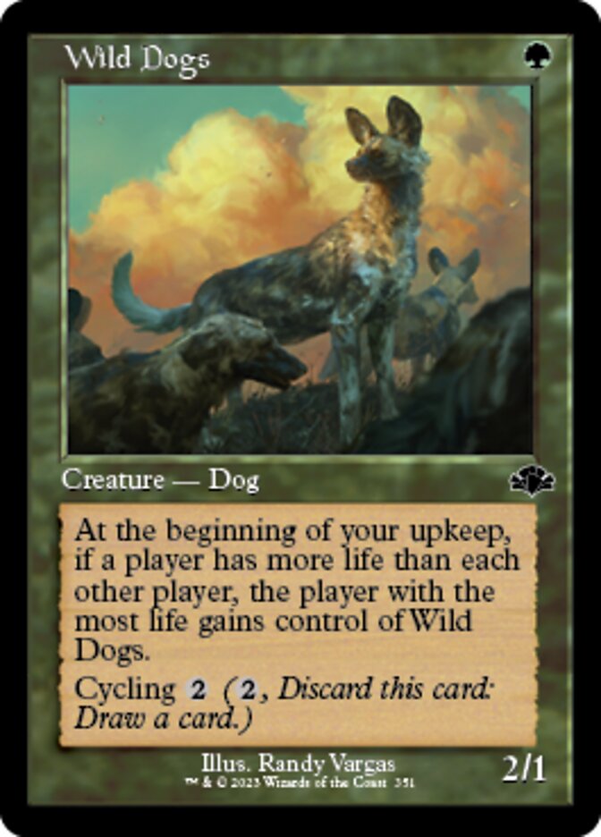 Wild Dogs (Retro) [Dominaria Remastered] | Gate City Games LLC