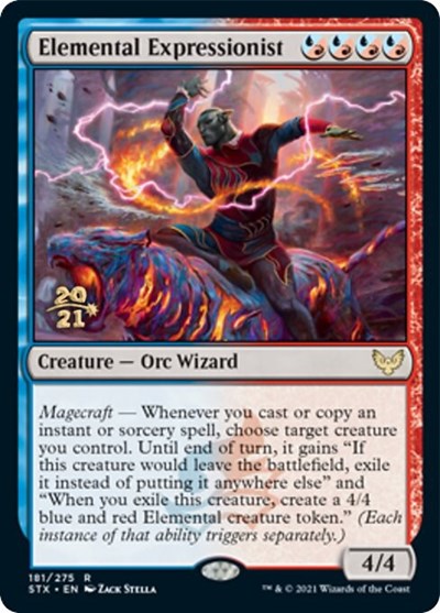 Elemental Expressionist [Strixhaven: School of Mages Prerelease Promos] | Gate City Games LLC