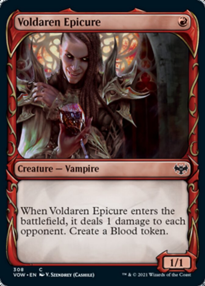 Voldaren Epicure (Showcase Fang Frame) [Innistrad: Crimson Vow] | Gate City Games LLC