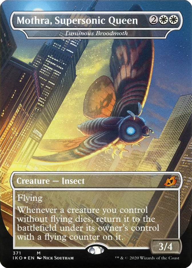 Luminous Broodmoth - Mothra, Supersonic Queen (Godzilla Series) [Ikoria: Lair of Behemoths] | Gate City Games LLC