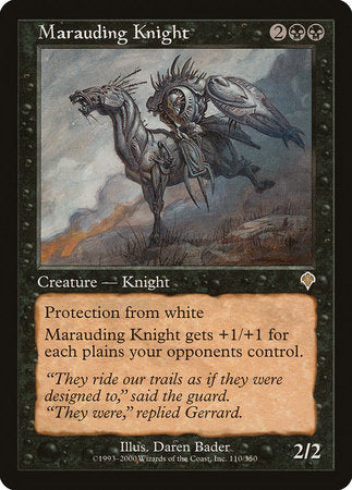 Marauding Knight [Invasion] | Gate City Games LLC