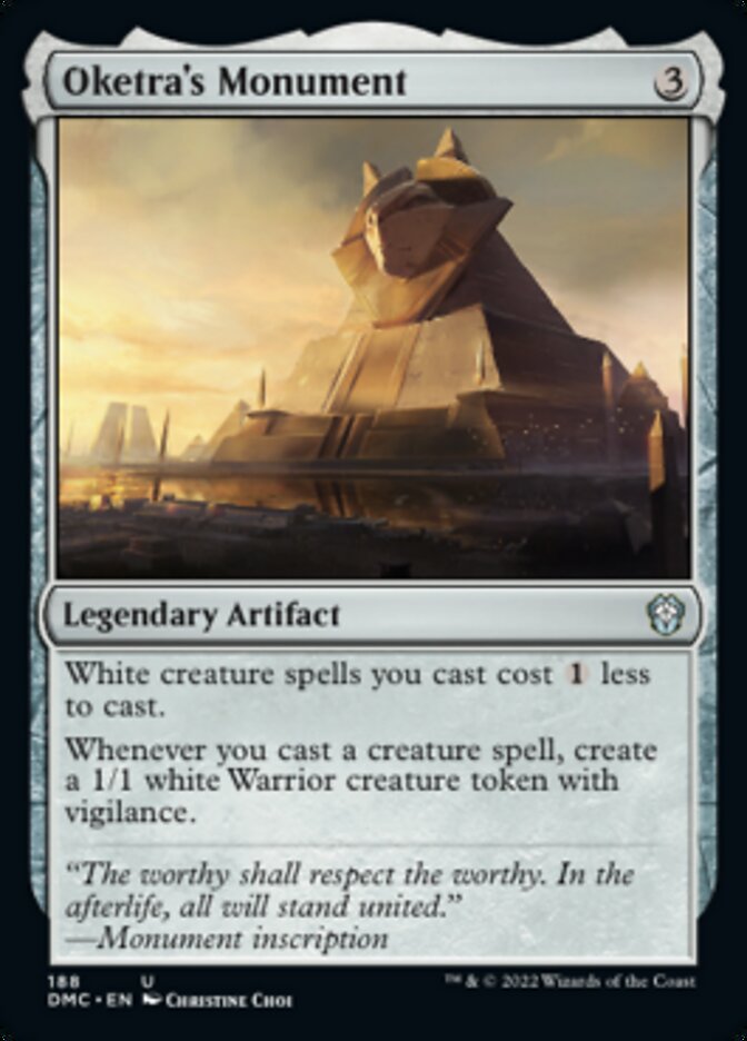 Oketra's Monument [Dominaria United Commander] | Gate City Games LLC