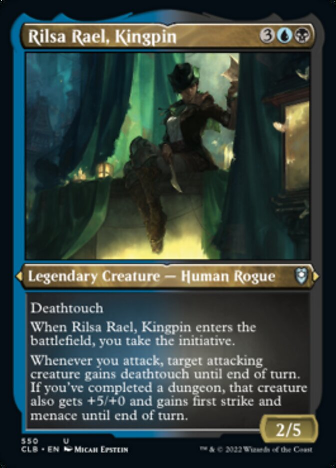 Rilsa Rael, Kingpin (Foil Etched) [Commander Legends: Battle for Baldur's Gate] | Gate City Games LLC