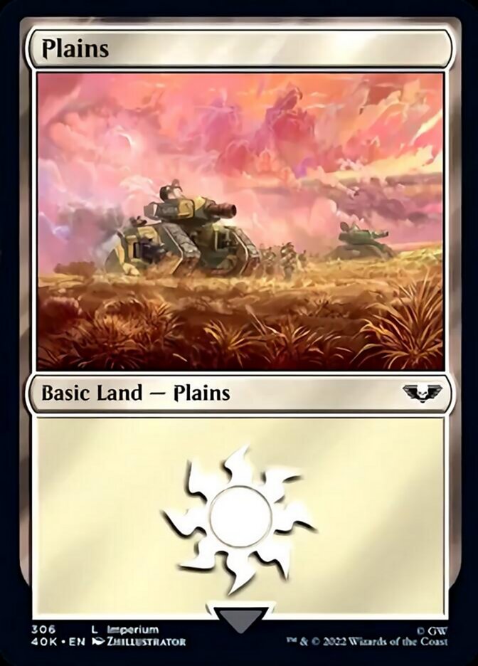 Plains (306) [Universes Beyond: Warhammer 40,000] | Gate City Games LLC