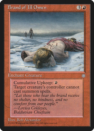 Brand of Ill Omen [Ice Age] | Gate City Games LLC