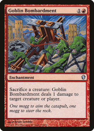 Goblin Bombardment [Commander 2013] | Gate City Games LLC