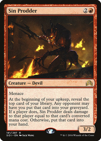 Sin Prodder [Shadows over Innistrad] | Gate City Games LLC
