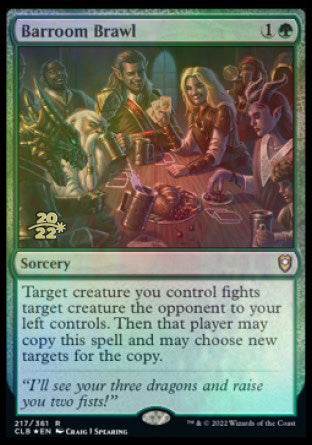 Barroom Brawl [Commander Legends: Battle for Baldur's Gate Prerelease Promos] | Gate City Games LLC