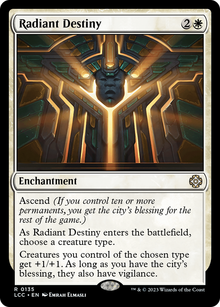 Radiant Destiny [The Lost Caverns of Ixalan Commander] | Gate City Games LLC