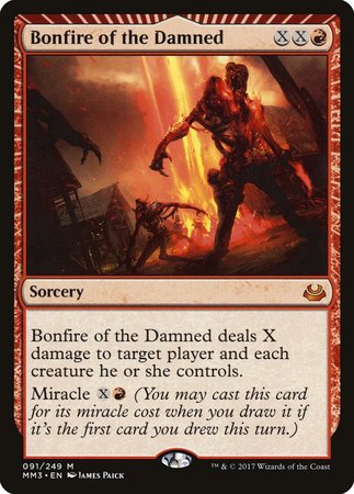 Bonfire of the Damned [Modern Masters 2017] | Gate City Games LLC