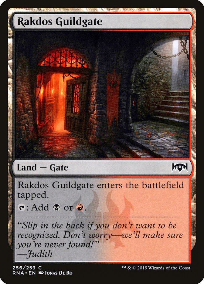 Rakdos Guildgate (256/259) [Ravnica Allegiance] | Gate City Games LLC