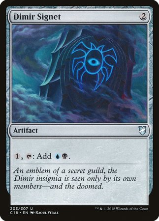 Dimir Signet [Commander 2018] | Gate City Games LLC