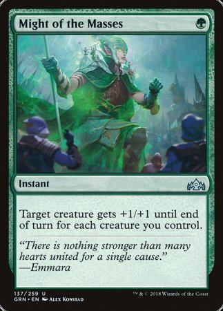 Might of the Masses [Guilds of Ravnica] | Gate City Games LLC