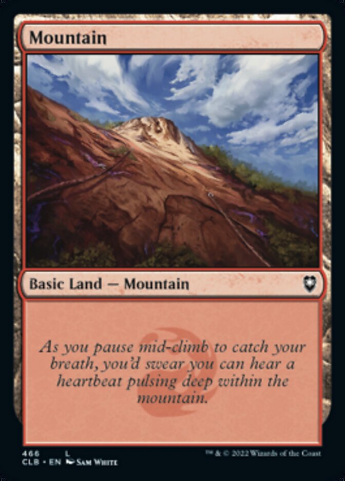 Mountain (466) [Commander Legends: Battle for Baldur's Gate] | Gate City Games LLC