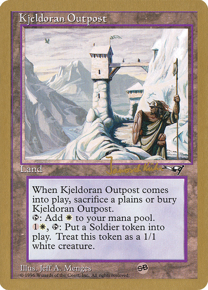 Kjeldoran Outpost (Janosch Kuhn) [World Championship Decks 1997] | Gate City Games LLC