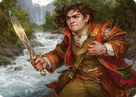 Frodo Baggins Art Card (16/81) [The Lord of the Rings: Tales of Middle-earth Art Series] | Gate City Games LLC