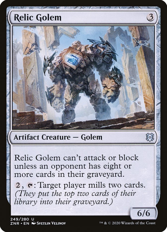 Relic Golem [Zendikar Rising] | Gate City Games LLC