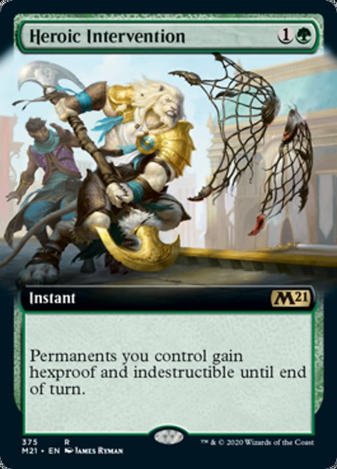 Heroic Intervention (Extended Art) [Core Set 2021] | Gate City Games LLC