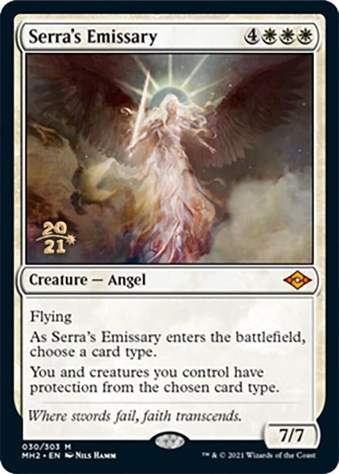 Serra's Emissary [Modern Horizons 2 Prerelease Promos] | Gate City Games LLC