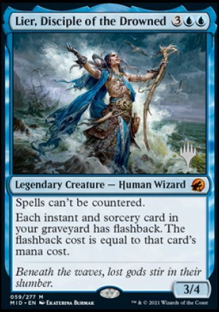 Lier, Disciple of the Drowned (Promo Pack) [Innistrad: Midnight Hunt Promos] | Gate City Games LLC