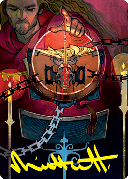 Sign in Blood Art Card (Gold-Stamped Signature) [Strixhaven: School of Mages Art Series] | Gate City Games LLC