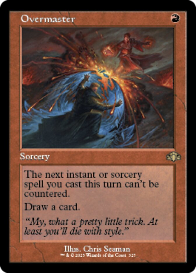 Overmaster (Retro) [Dominaria Remastered] | Gate City Games LLC