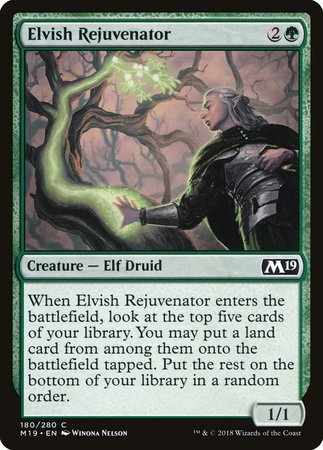 Elvish Rejuvenator [Core Set 2019] | Gate City Games LLC