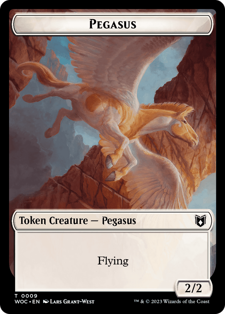 Pirate // Pegasus Double-Sided Token [Wilds of Eldraine Commander Tokens] | Gate City Games LLC
