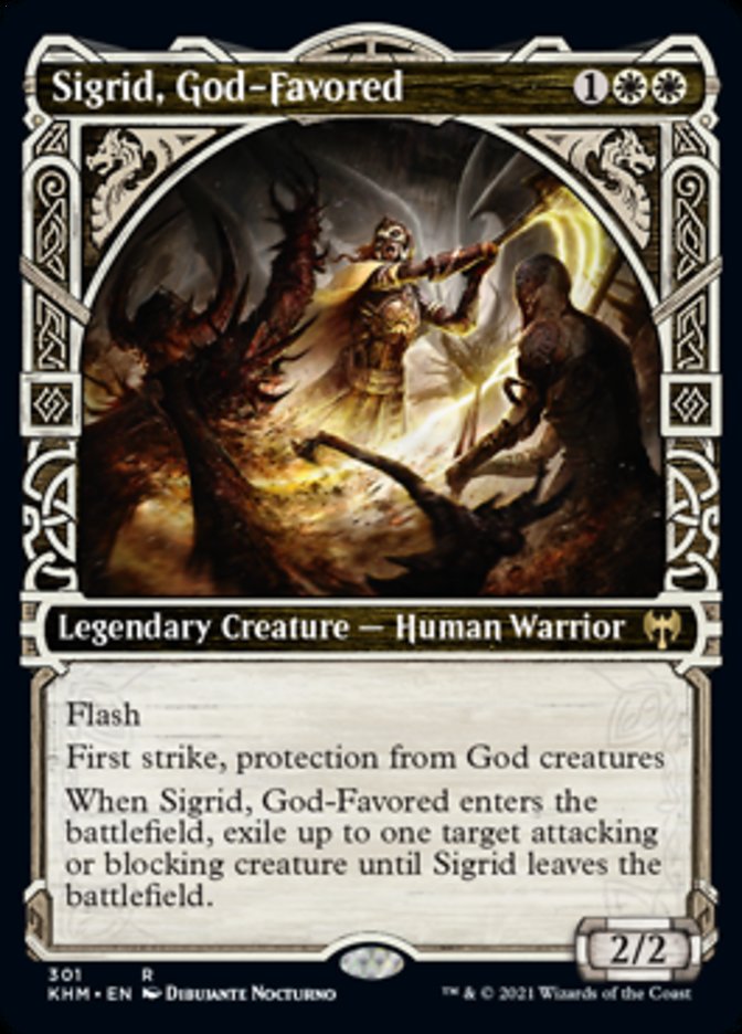 Sigrid, God-Favored (Showcase) [Kaldheim] | Gate City Games LLC