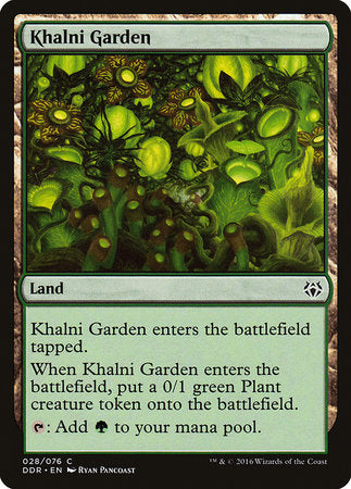 Khalni Garden [Duel Decks: Nissa vs. Ob Nixilis] | Gate City Games LLC